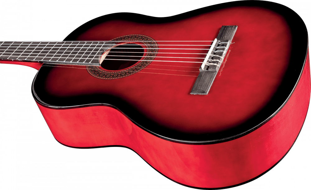 Eko CS-10 Red Burst 44 - Guitare Classique + étui