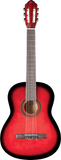 Eko CS-10 Red Burst 44 - Guitare Classique + étui