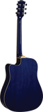 Eko Ranger 6 CE Blue Sunburst - Guitare Électro-Acoustique Folk