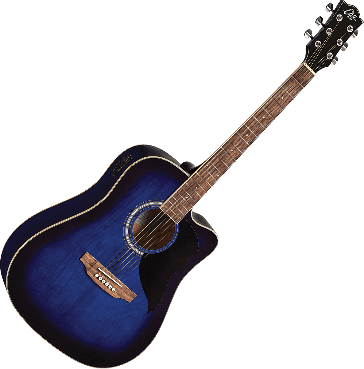 Eko Ranger 6 CE Blue Sunburst - Guitare Électro-Acoustique Folk
