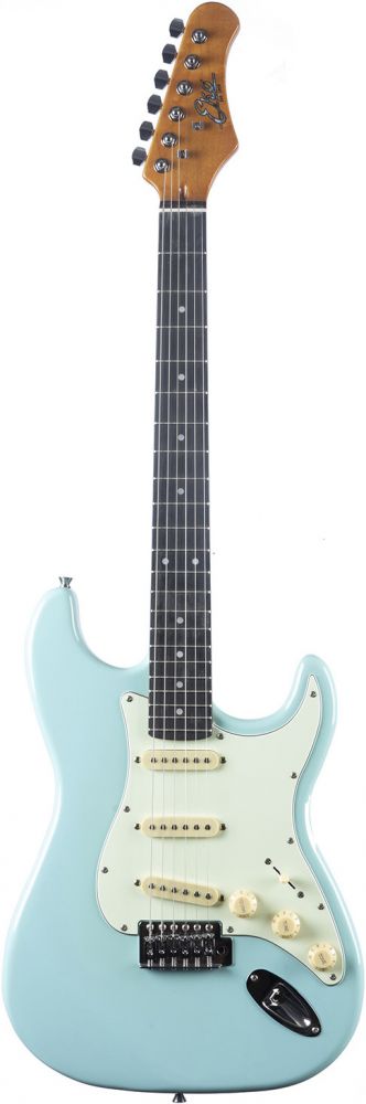 Eko ST300 Daphne Blue  Guitare Électrique Style Stratocaster