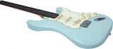 Eko ST300 Daphne Blue  Guitare Électrique Style Stratocaster