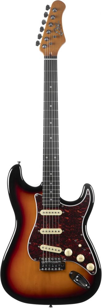 Eko ST300 Sunburst  Guitare Électrique Style Stratocaster