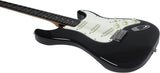 Eko ST400 Black  Guitare Électrique Type Stratocaster HSS