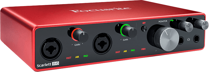 Focusrite Scarlett 8i6 3ème Génération - Interface Audio USB 8/6