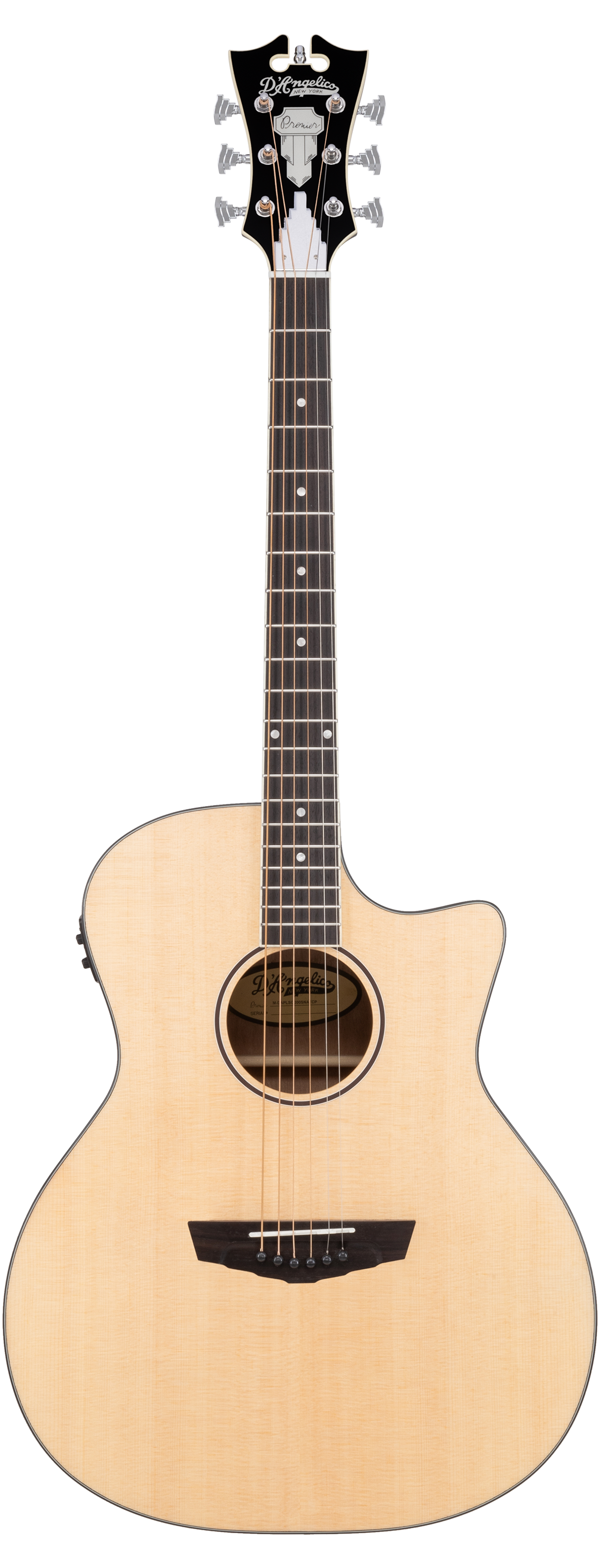 Guitare 12 cordes D'Angelico Premier Gramercy LS Aged Mahogany