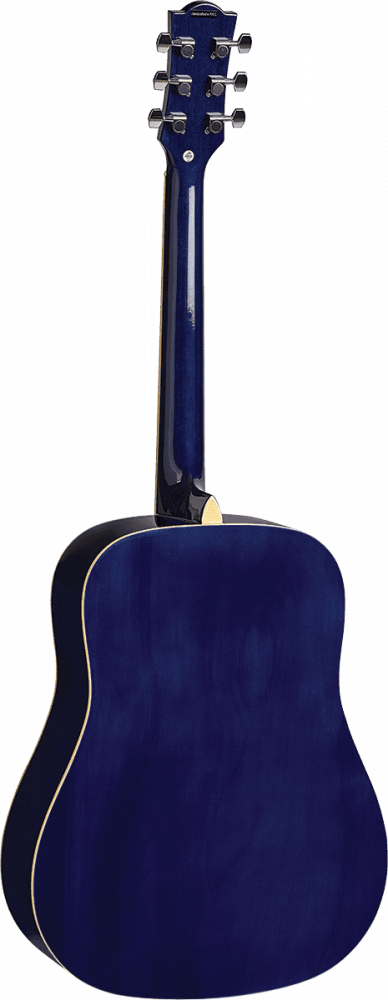 Guitare Acoustique Eko Ranger 6 Dreadnought Blue Sunburst.