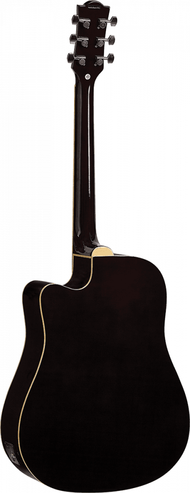 Guitare Électro-Acoustique Eko Ranger 6 CE Brown Sunburst.