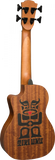 Lâg Tiki Bass Fretless Pan-Coupé Électro - Basse Électro-Acoustique Fretless