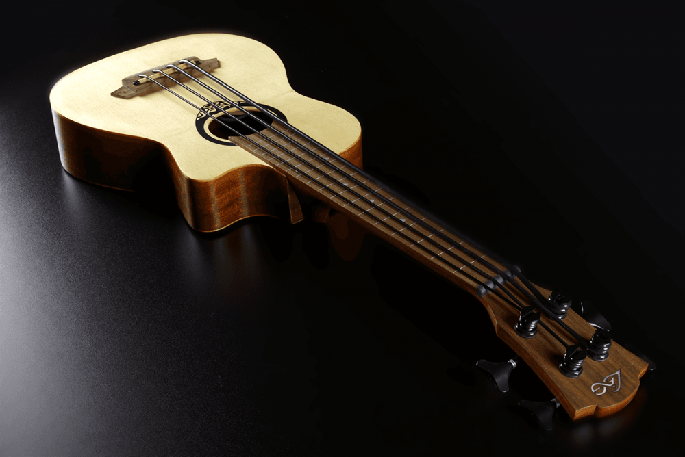 Lâg Tiki Bass Fretless Pan-Coupé Électro - Basse Électro-Acoustique Fretless