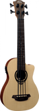 Lâg Tiki Bass Fretless Pan-Coupé Électro - Basse Électro-Acoustique Fretless