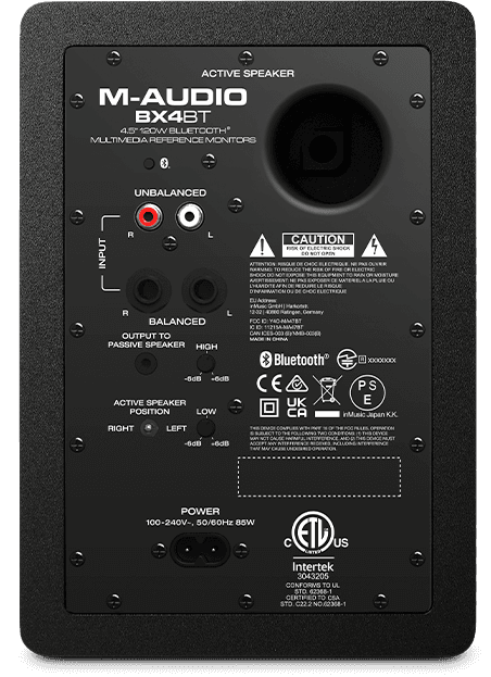 M-Audio BX4BT (la paire) - Enceintes de Monitoring 4.5" BT