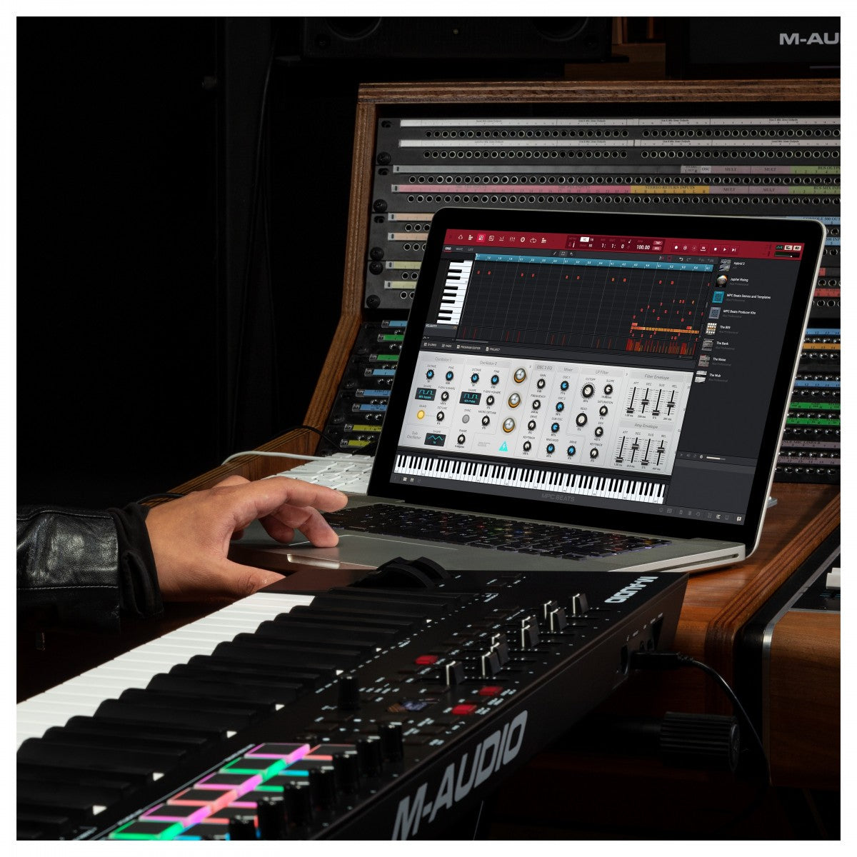 M-Audio Oxygen Pro 61 – Clavier Maître MIDI 61 Touches