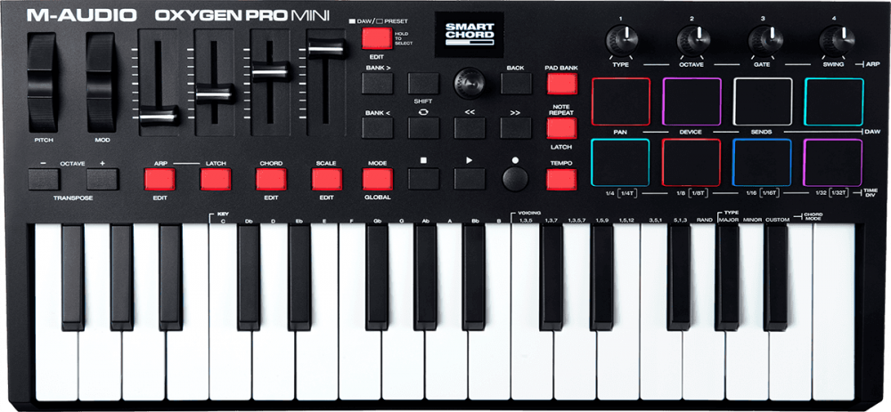 M-Audio Oxygen Pro Mini - Clavier Maître USBMIDI 32 Touches