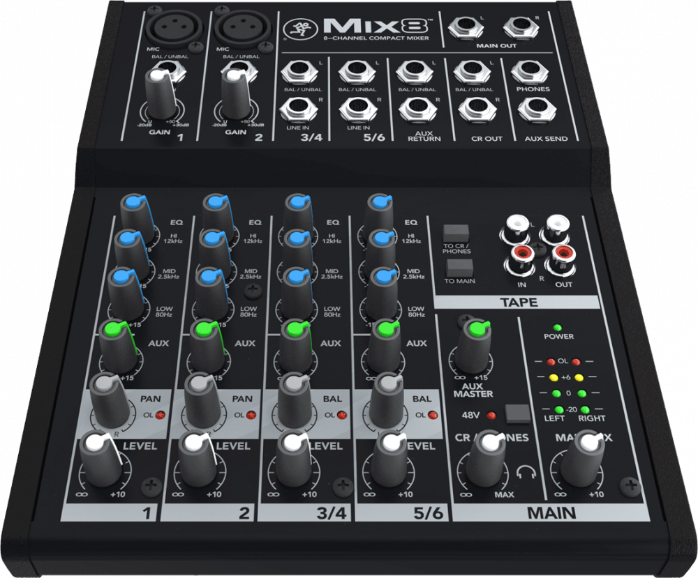 Mackie - Mix8 - Console de mixage