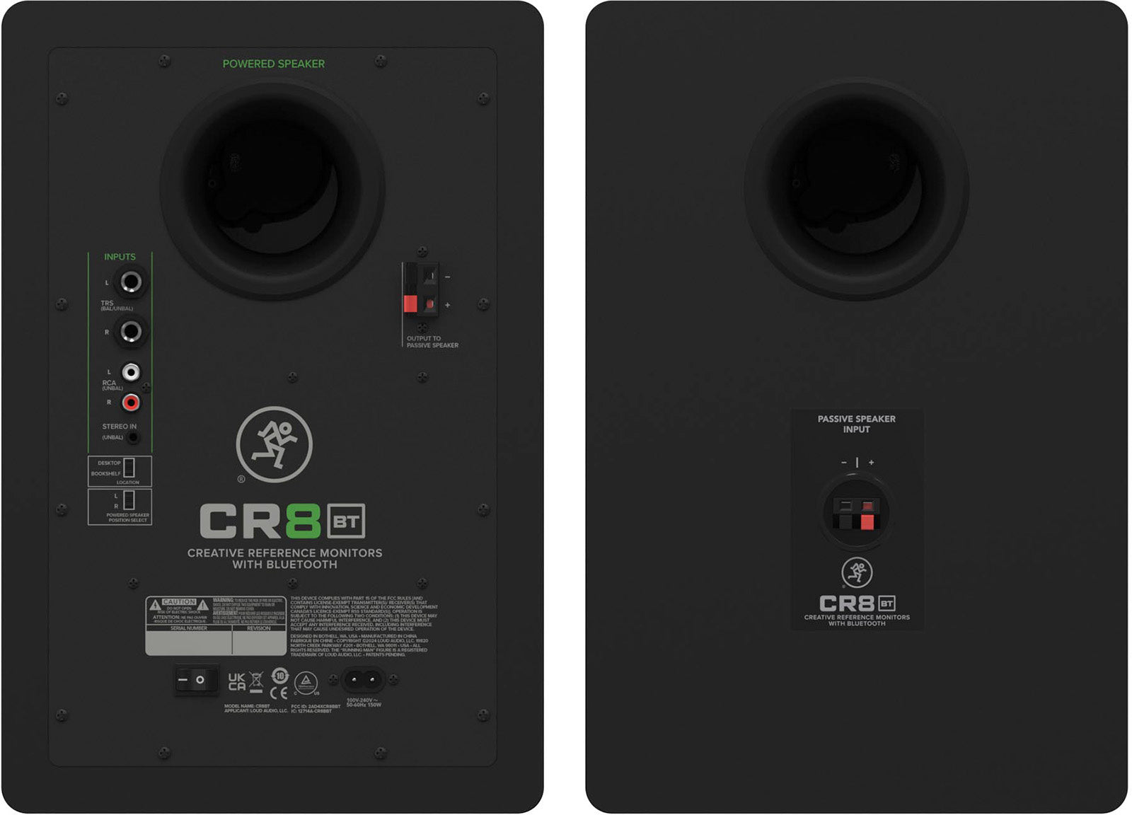 Mackie CR8BT - Enceintes de Monitoring Actives 8BT (la Paire)
