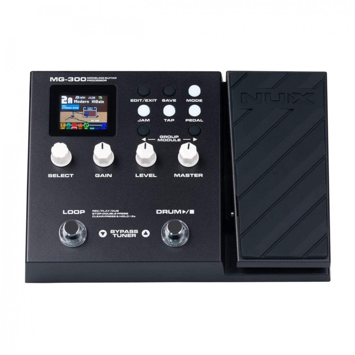 NUX MG300-MK2 - Multi-Effet Guitare/Basse/Acoustique avec Modélisation & Looper