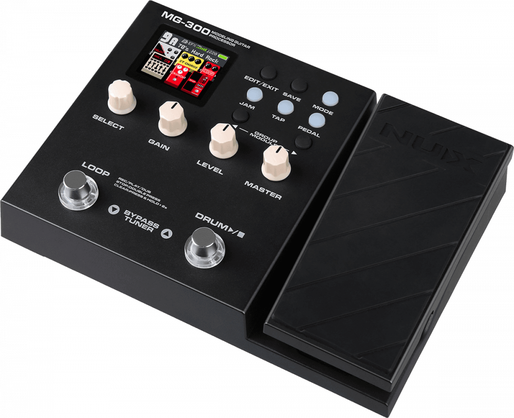 NUX MG300-MK2 - Multi-Effet Guitare/Basse/Acoustique avec Modélisation & Looper