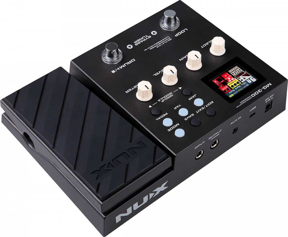 NUX MG300-MK2 - Multi-Effet Guitare/Basse/Acoustique avec Modélisation & Looper
