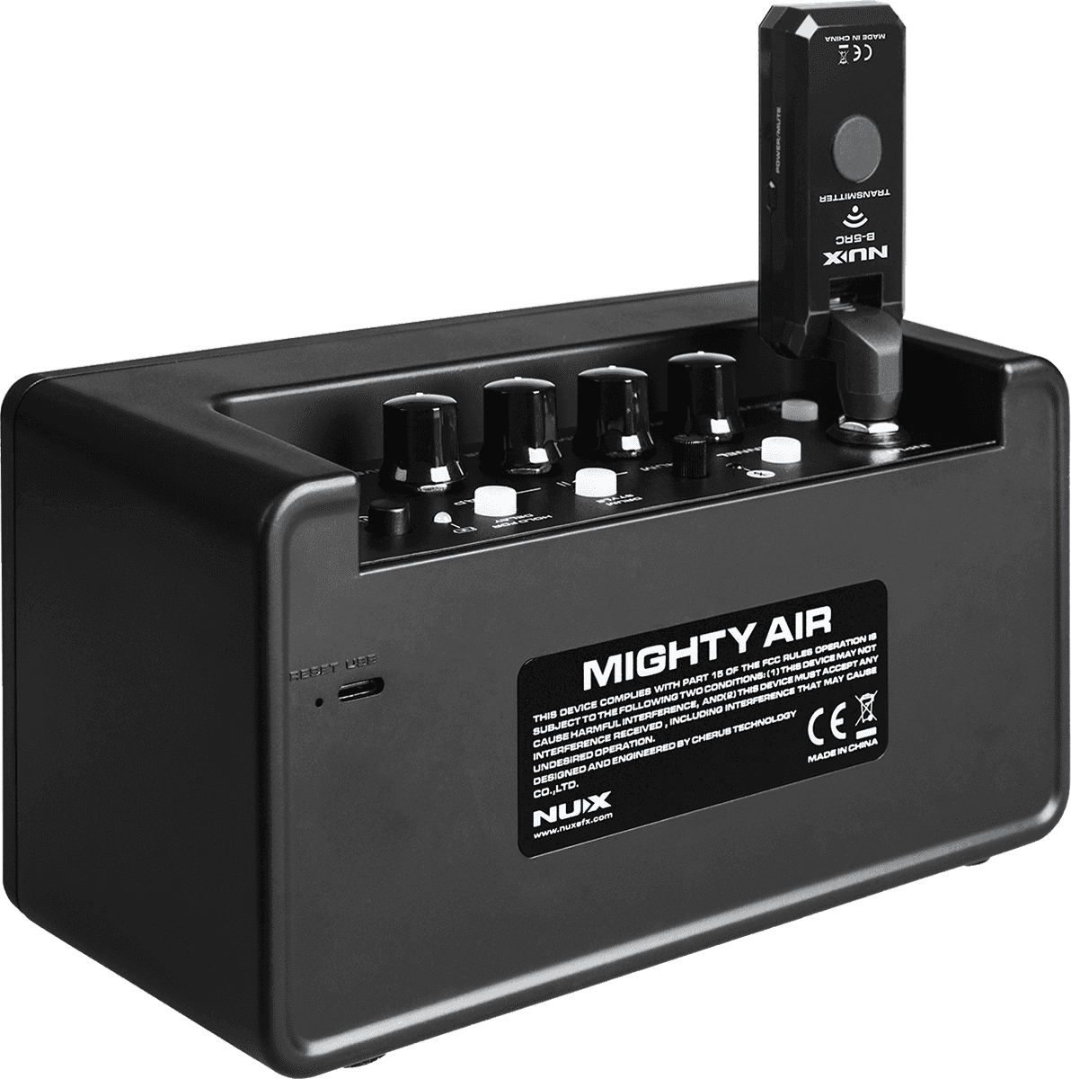 NUX Mighty Air - Ampli Guitare/Basse Stéréo Sans Fil 2x4W Portable