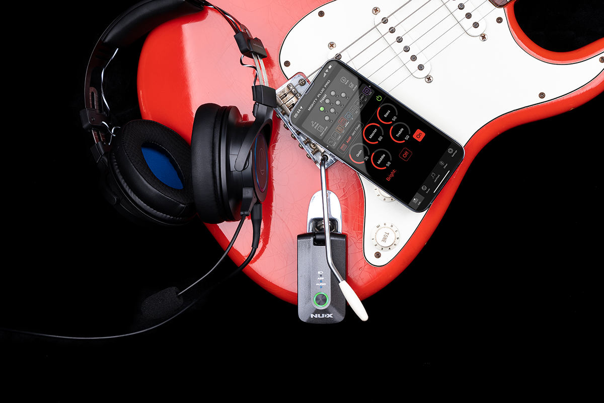 NUX Mighty Plug Pro - Ampli Casque Guitare-Basse avec Interface Audio - BT