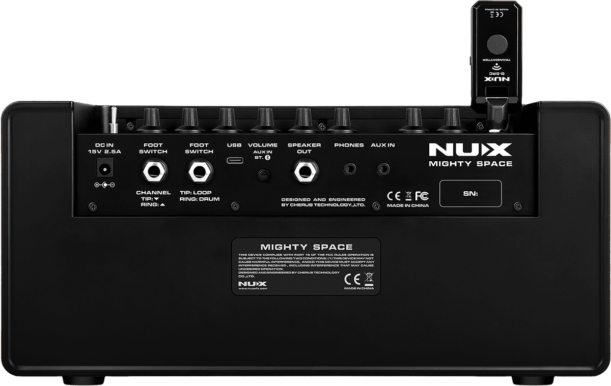 NUX Mighty Space - Ampli Guitare/Basse Stéréo 30W Bluetooth