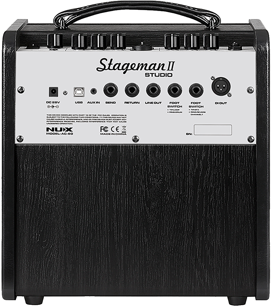 NUX Stageman AC-60 Studio - Ampli Guitare Acoustique 60W Bluetooth