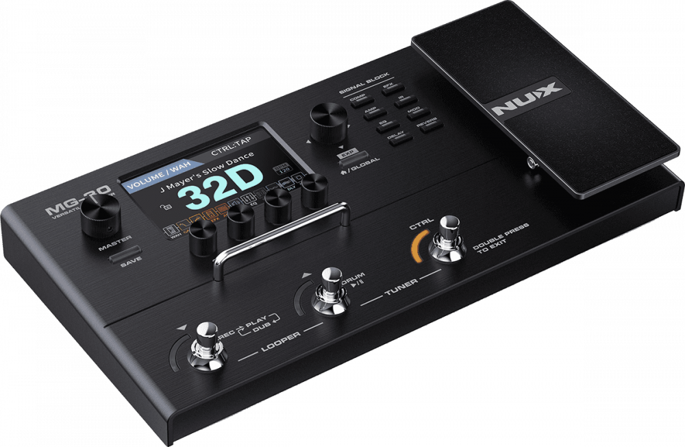 Nux MG30 - Multi-Effets Guitare avec IR, Looper & Boîte à Rythmes