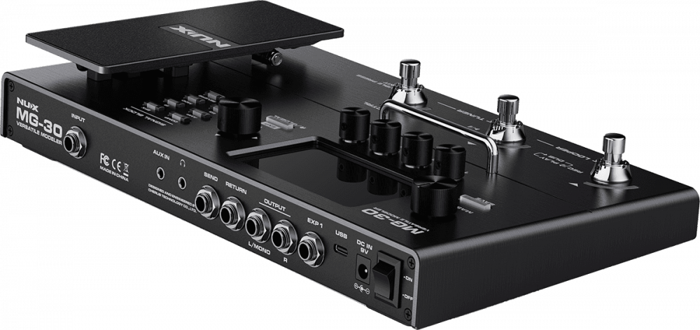 Nux MG30 - Multi-Effets Guitare avec IR, Looper & Boîte à Rythmes