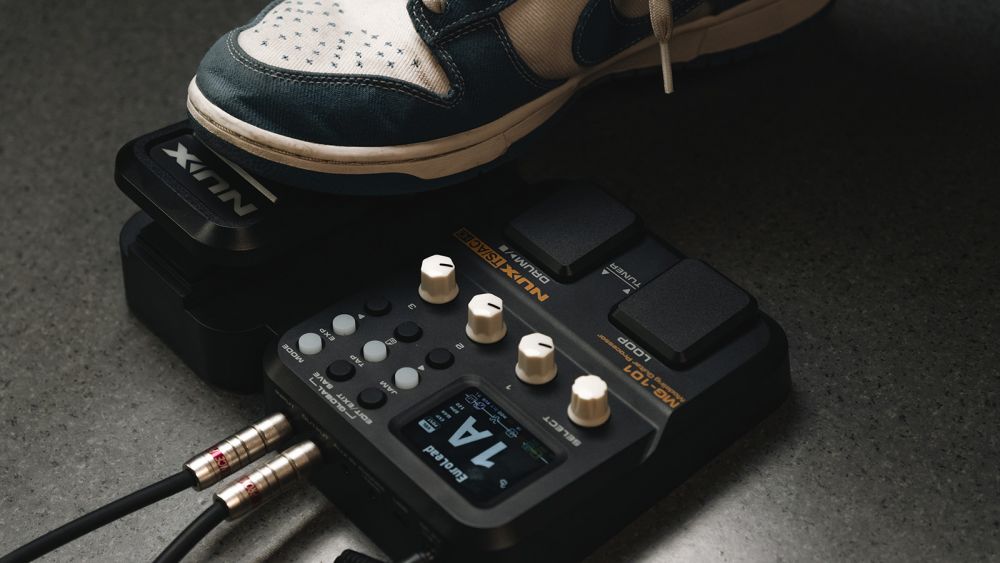 Nux MG101 - Multi-Effet Guitare avec Looper, Boîte à Rythmes & USB-C