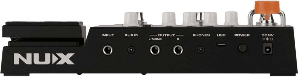 Nux MG400 - Multi-Effet Guitare-Basse-Acoustique avec IR, Looper & Boîte à Rythmes