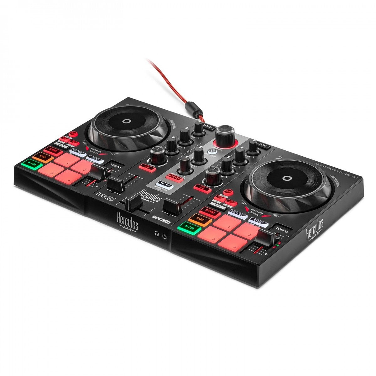 Pack DJ Hercules DJControl Inpulse 200 MK2 + Casque + Enceintes