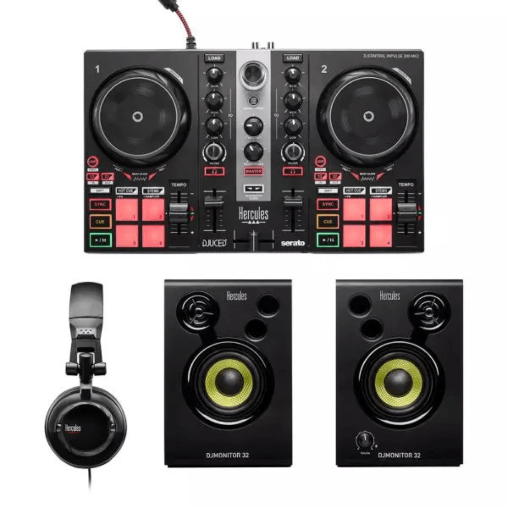 Platine DJ Hercules DJLearning Kit MK2 - SOLISTOS