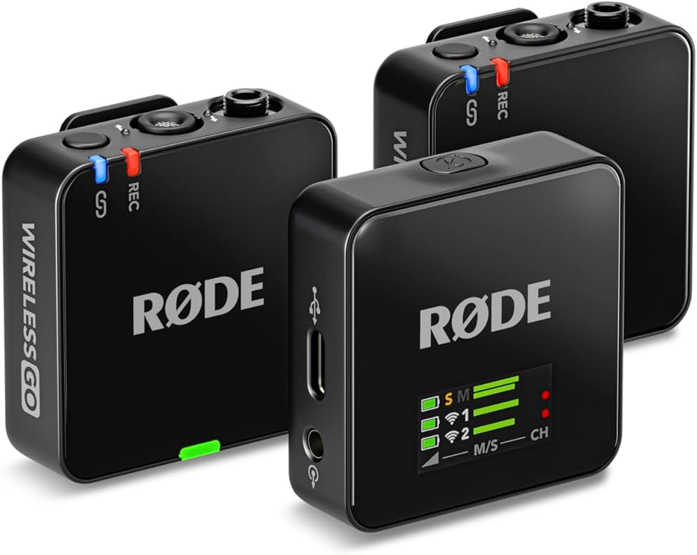 Rode Wireless GO Gen3 – Microphone sans fil double émetteur