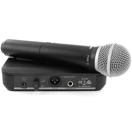 Shure BLX24/PG58 – Système sans fil pour voix avec microphone PG58 - SOLISTOS