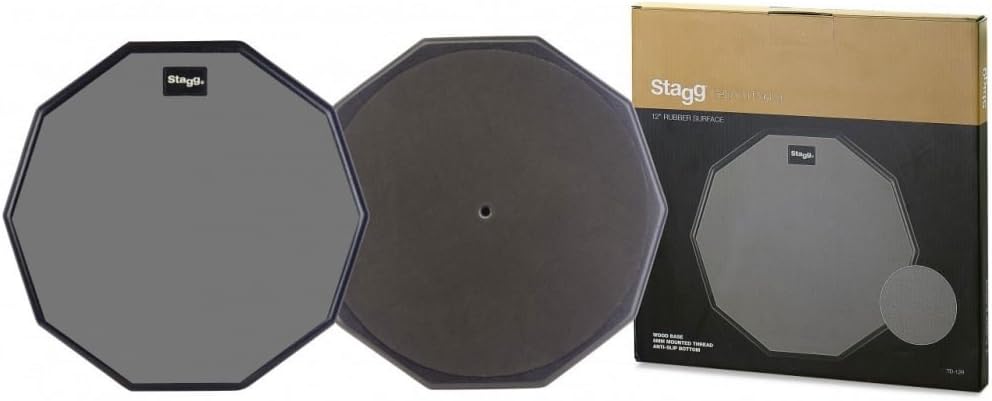 Pad de Pratique 12" – Surface Réaliste & Silencieuse.