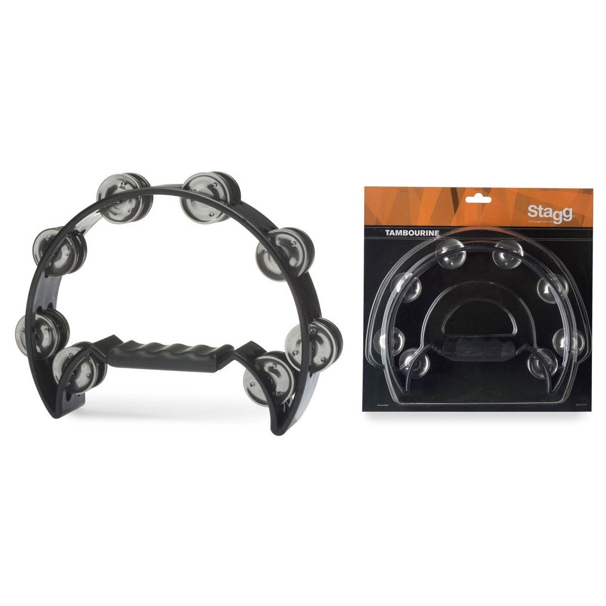 Stagg Tambourin Ergonomique 16 Cymbalettes – Léger & Dynamique.