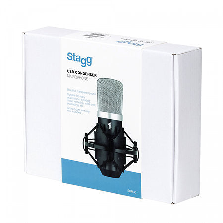 Stagg SUM40 - Microphone USB Condensateur