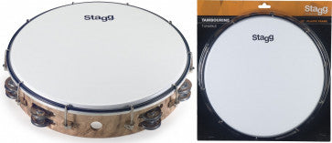 Tambourin 12" Accordable 2 Rangs - Stagg