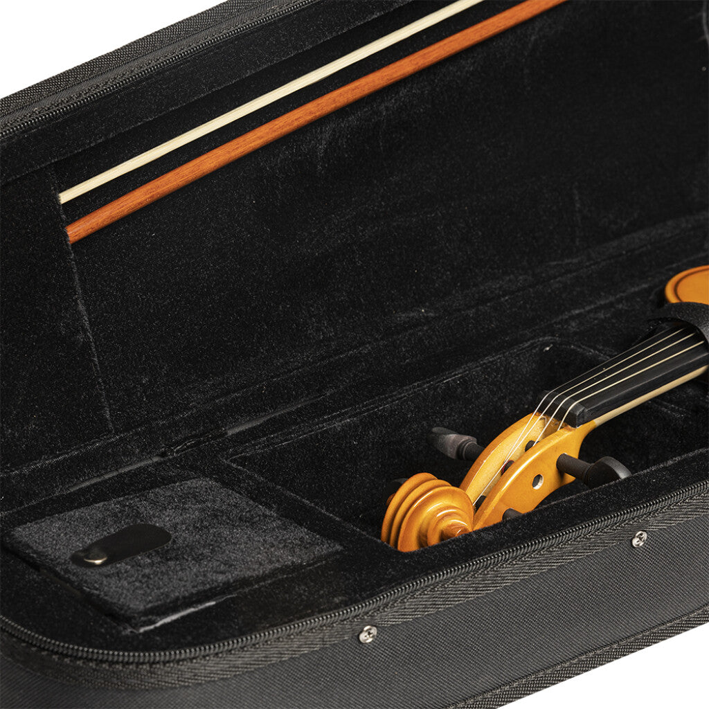 Violon électrique 4/4 en érable massif soft case