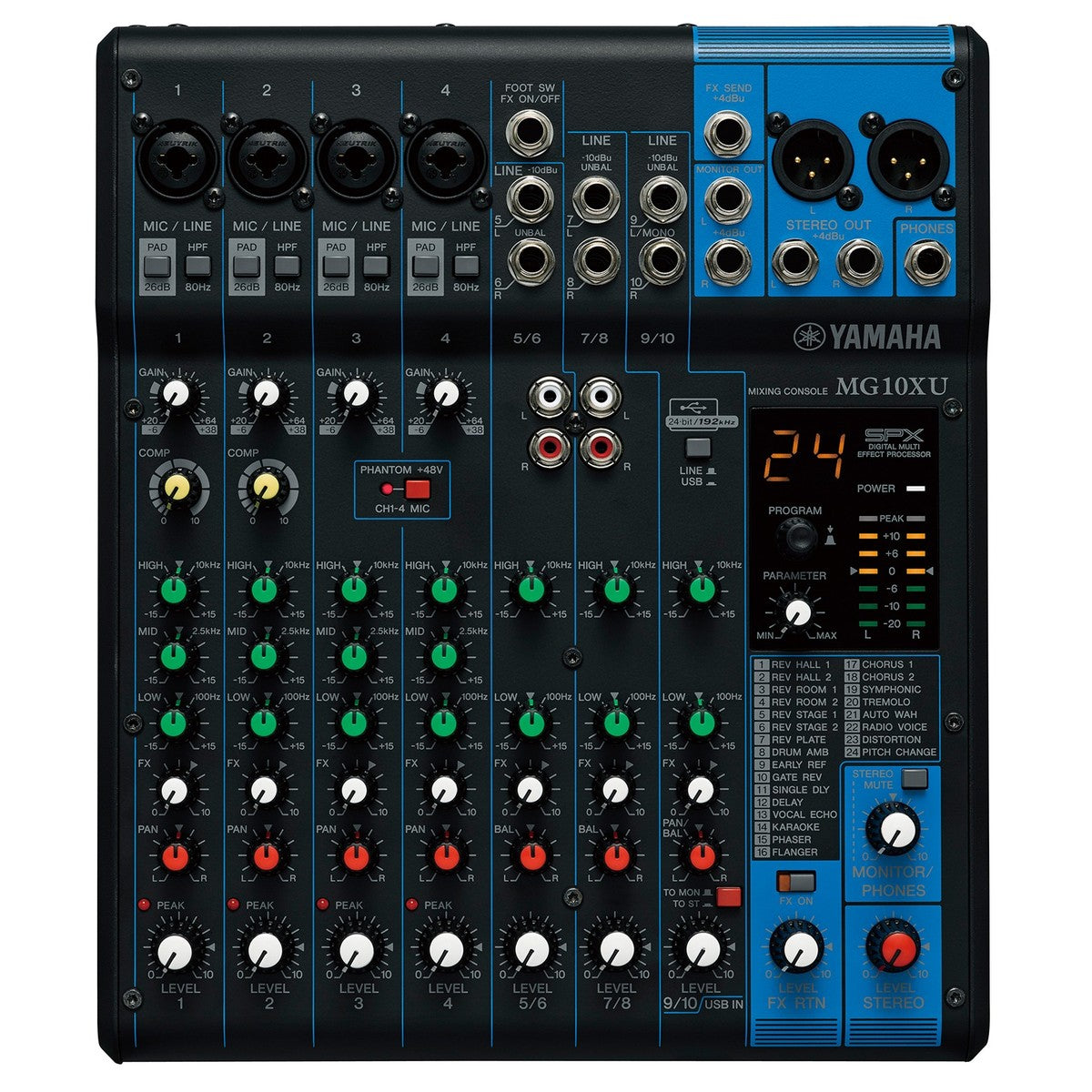 Yamaha MG10XU - Table de Mixage