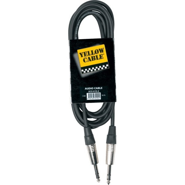 Câble Jack - Yellow Cable 3m Mâle/Mâle (TS/TRS).