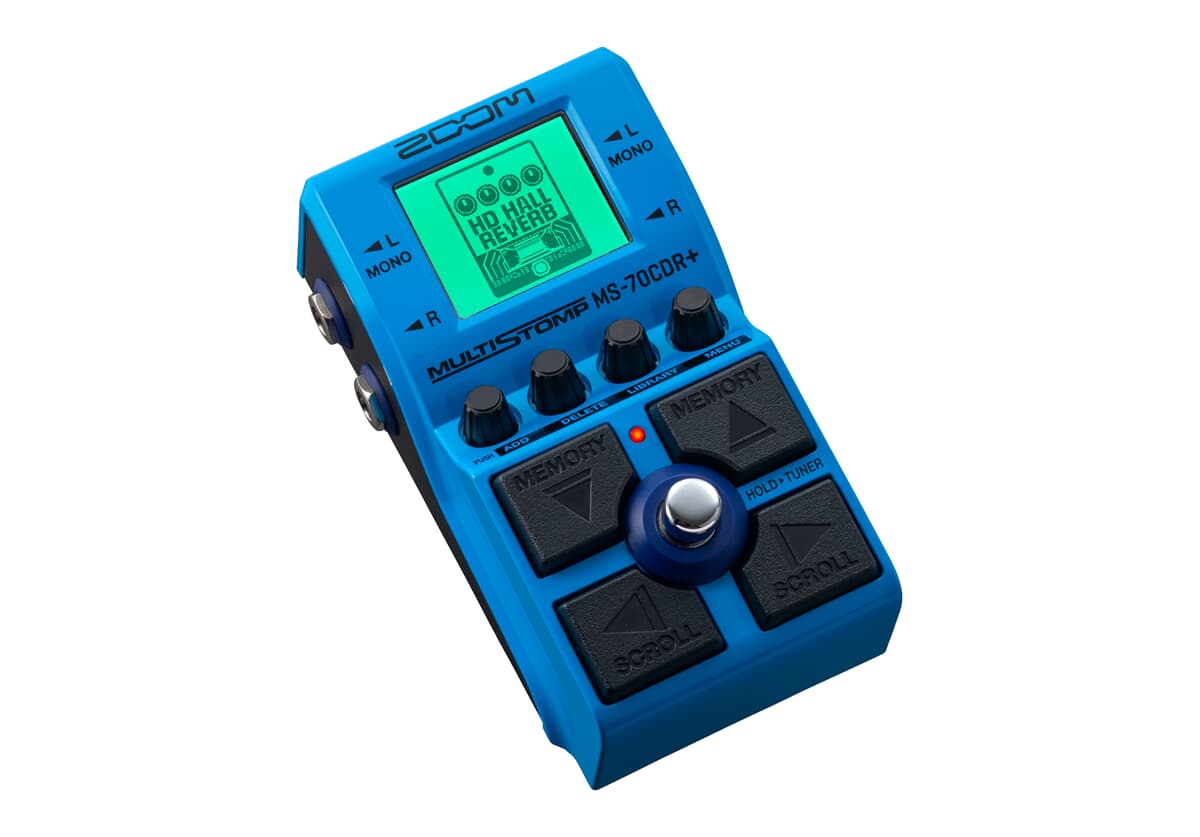Zoom MS-70CDR+ - Pédale Multi-Effets Guitare et Basse MultiStomp