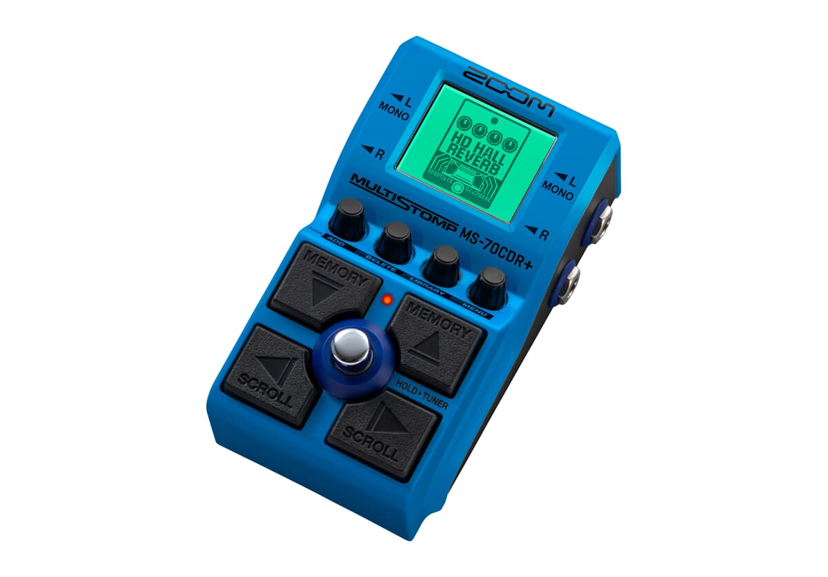 Zoom MS-70CDR+ - Pédale Multi-Effets Guitare et Basse MultiStomp