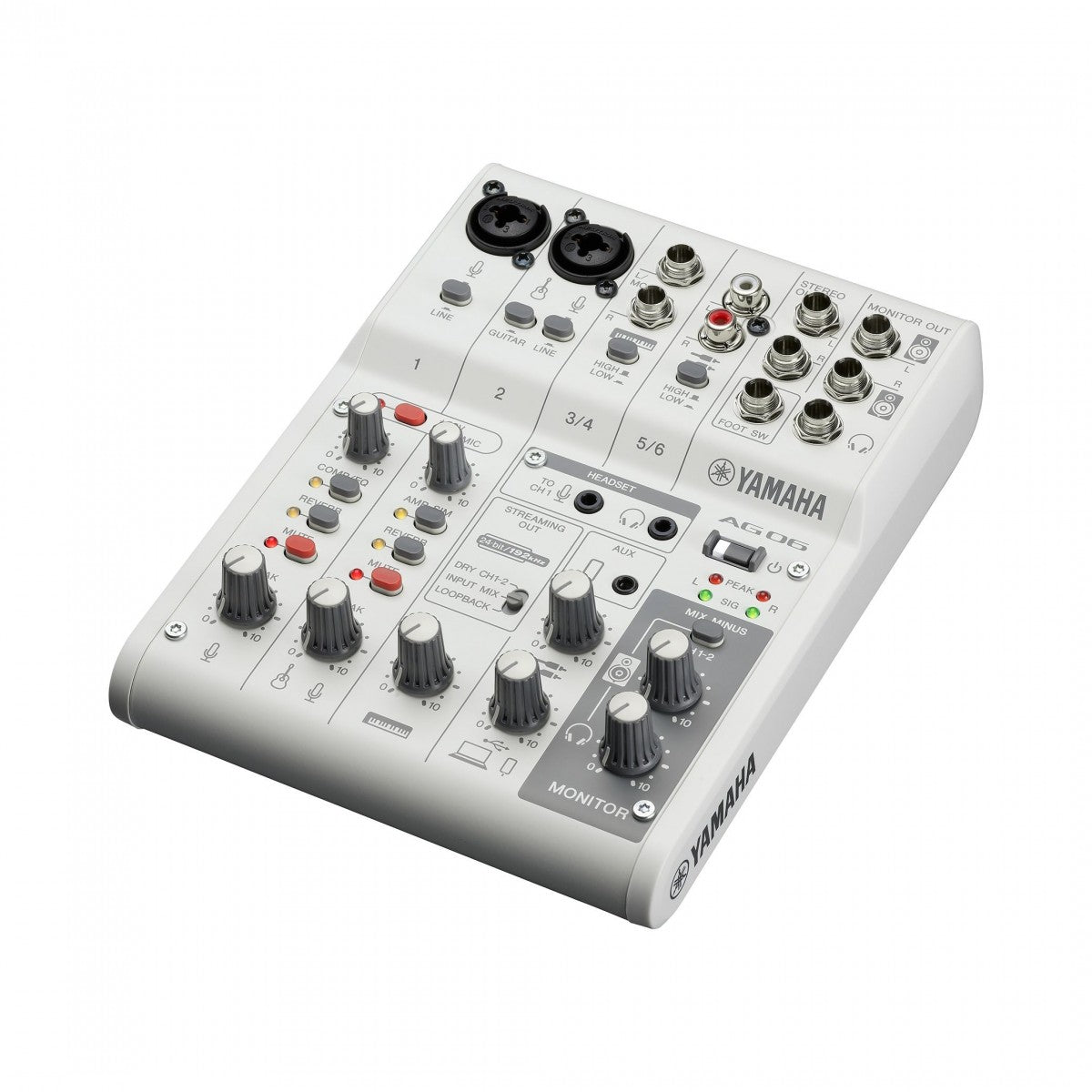 Yamaha AG06 MK2 - Console de Mixage WH