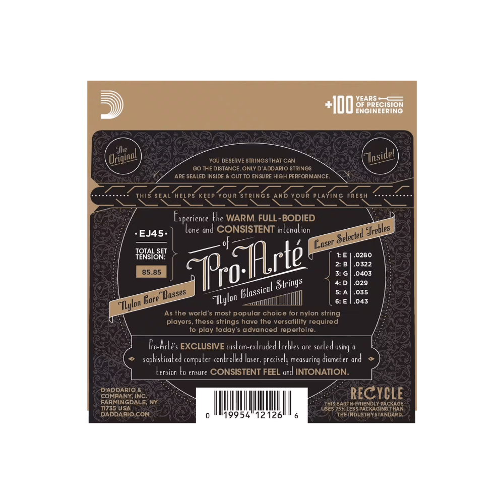 d'addario and co EJ45 Pro-Arte Nylon Tirant Normal - SOLISTOS