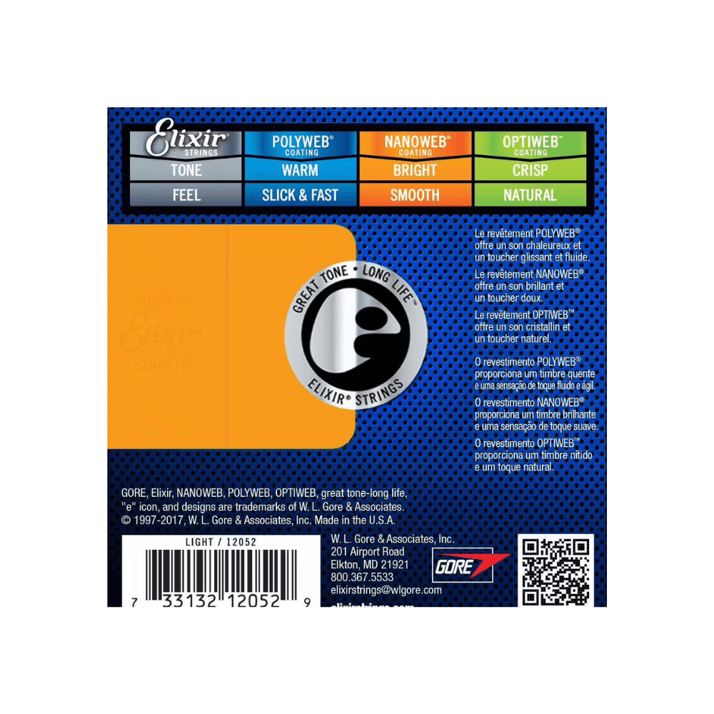 Elixir 12052 Nanoweb Light 10-46 - SOLISTOS